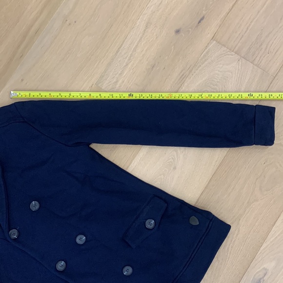 MENS CASUAL ELBOW PATCH KNIT WEAR W/ DOUBLE BREASTED DESIGN - BEN SHERMAN MEDIUM - Picture 5 of 14